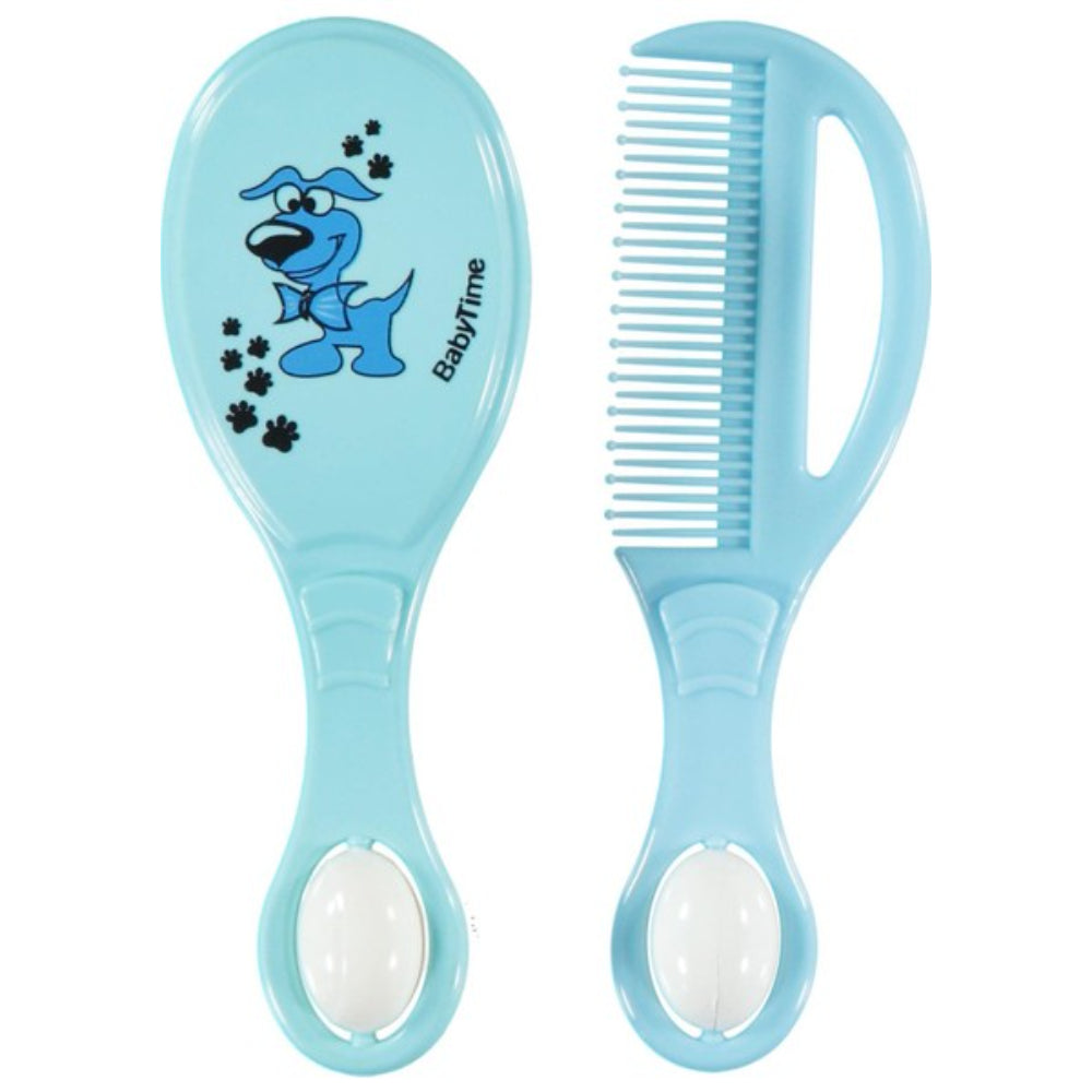 Baby Time Brush and Comb Set – Light Blue