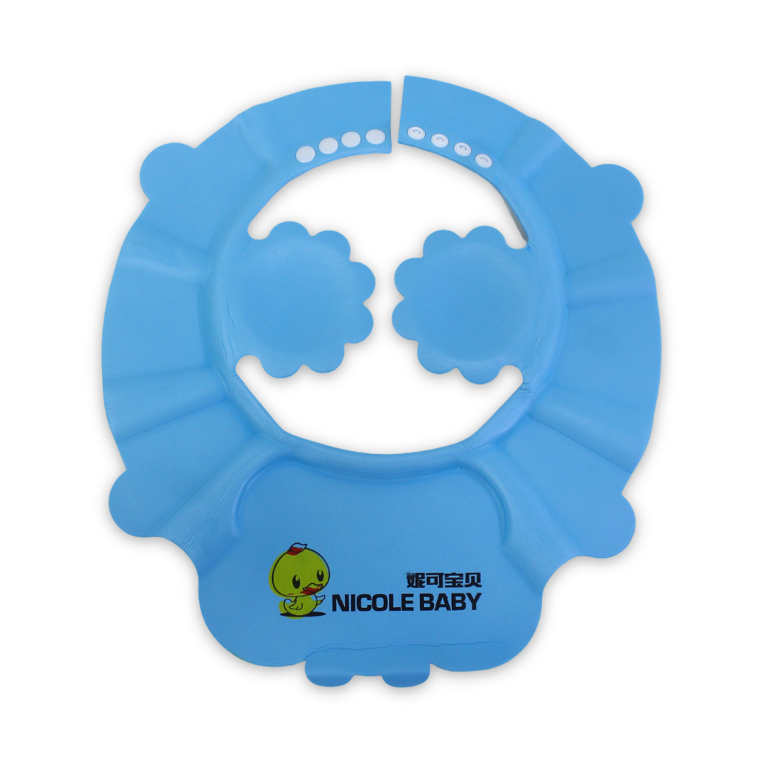Nicole Baby Eva Foam Shower Cap – Baby Blue - Clothing