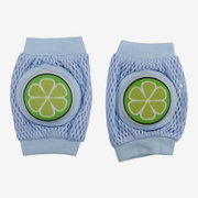 Baby Knee Mesh Pads – Light Blue with Lemon Design