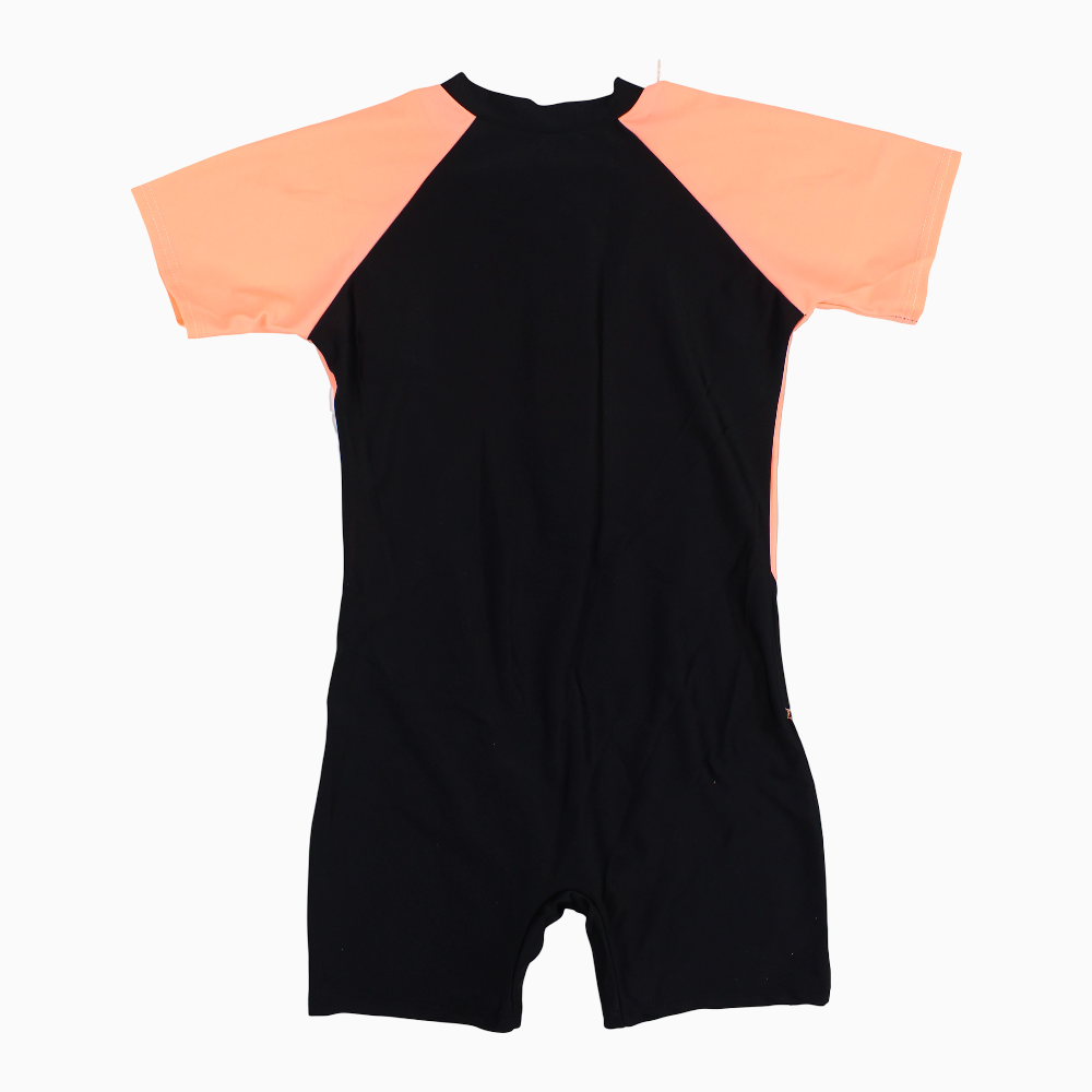 Girls Overall Swimsuit - Dolphin Design