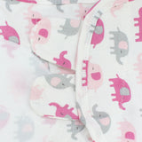 Pinkish Elephants Baby Swaddle