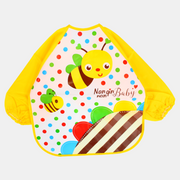 Baby Long-Sleeved Bib – Yellow Bee Design