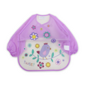 Purple with Bird Print