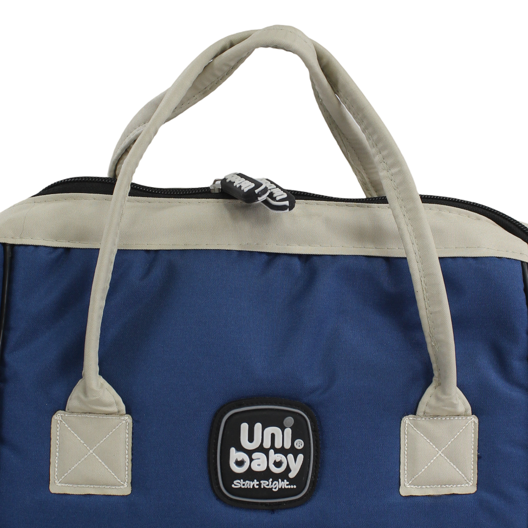 Uni Baby Diaper Bag – Navy & Beige