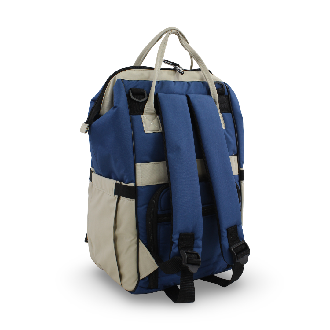 Uni Baby Diaper Bag – Navy & Beige