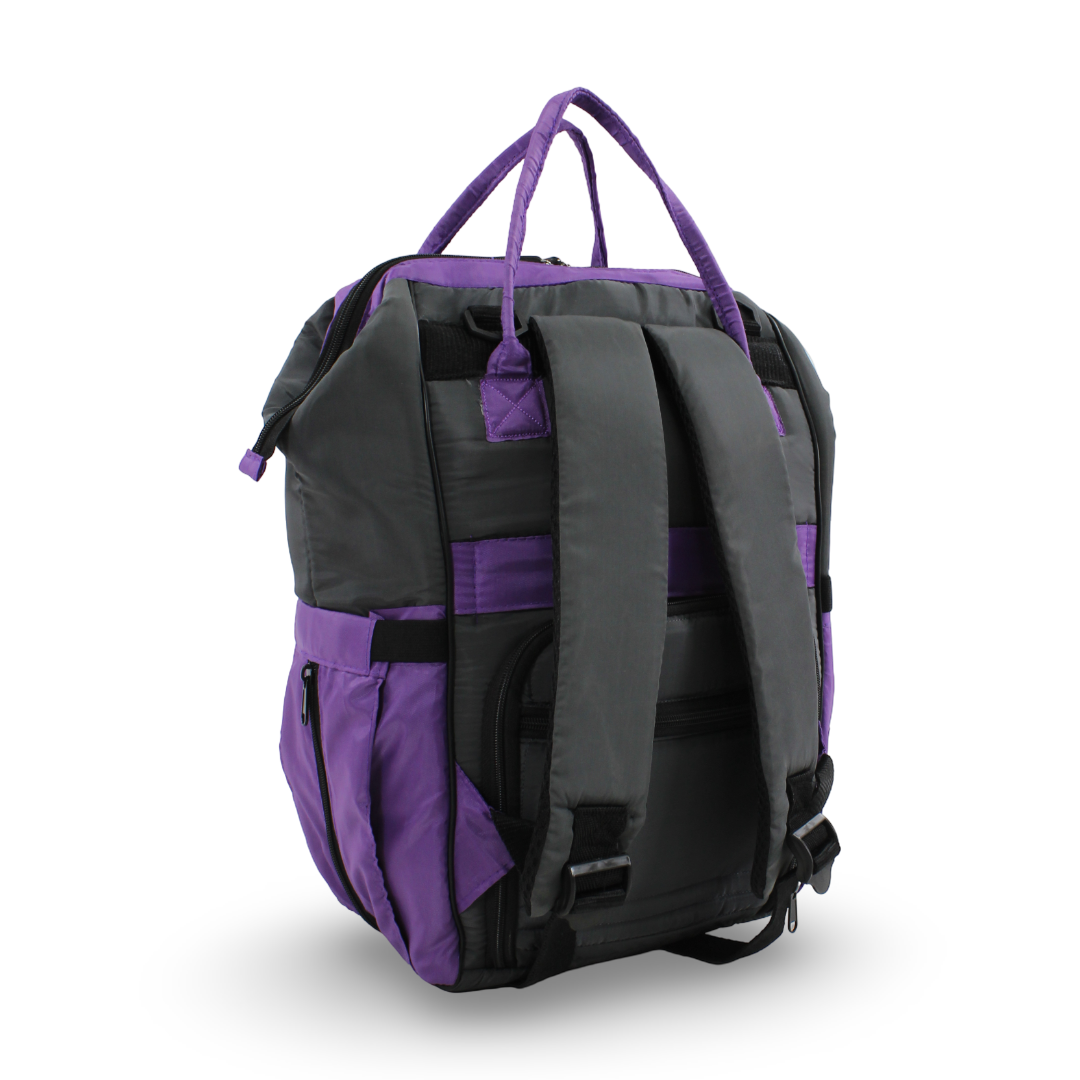 Uni Baby Diaper Bag – Grey & Purple