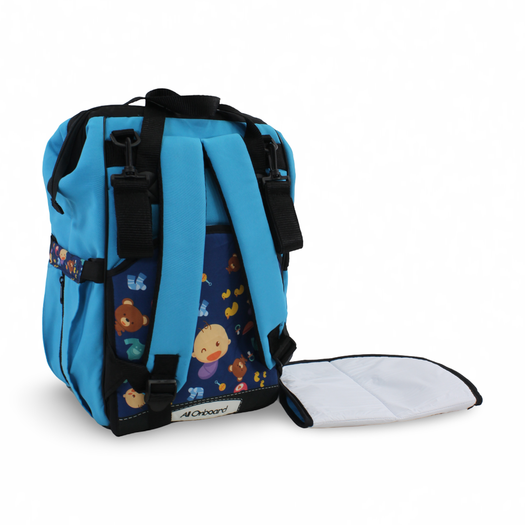 Uni Baby On Board Bag – Baby Blue & Navy