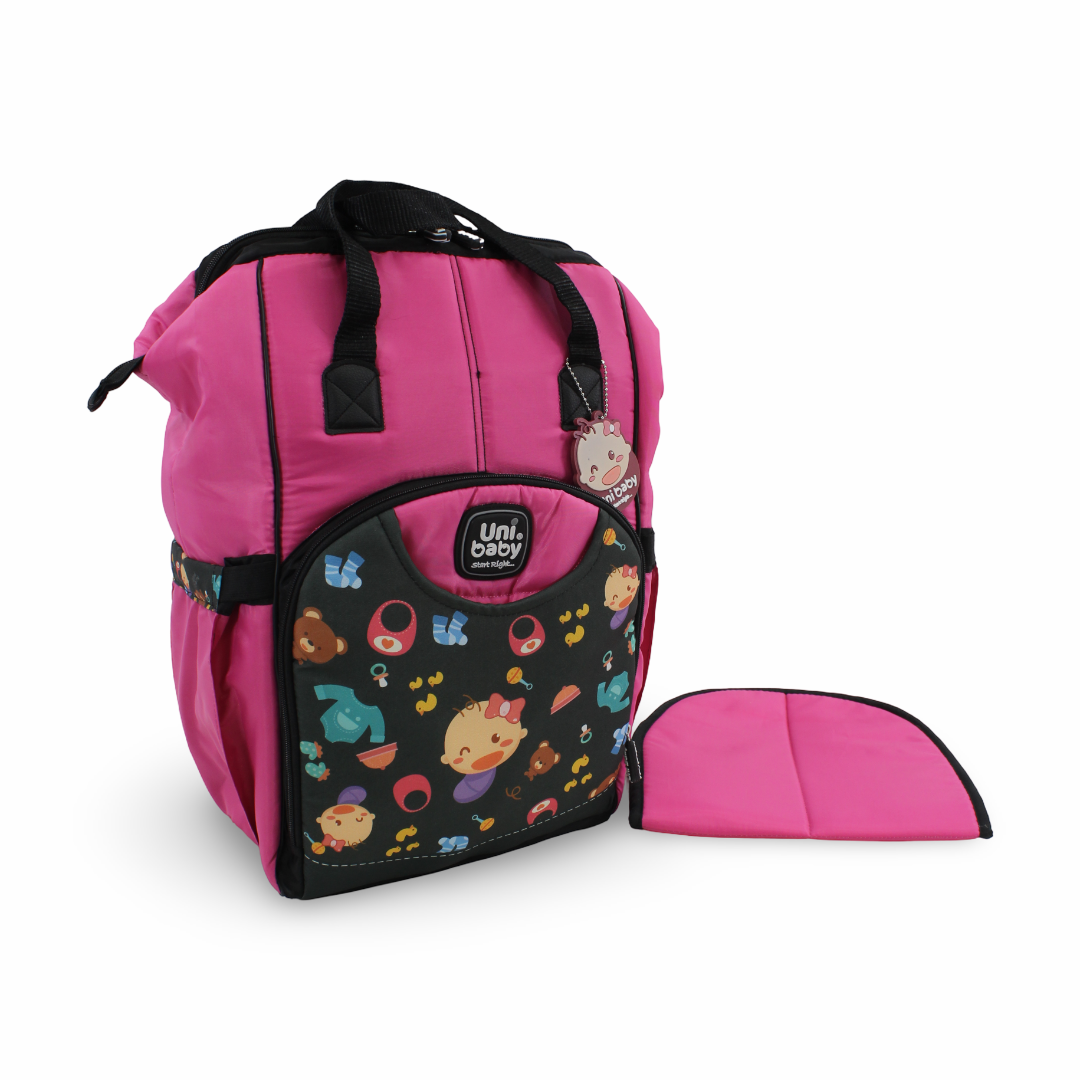Uni Baby On Board Bag – Fuchsia & Grey