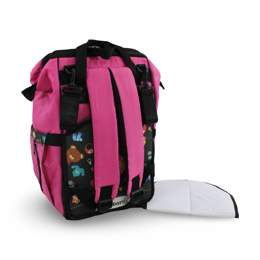 Uni Baby On Board Bag – Fuchsia & Grey