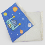 Children's Prayer Mat (Beautiful Mosque & Space Rocket)