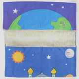 Children's Prayer Mat (Beautiful Mosque & Space Rocket)