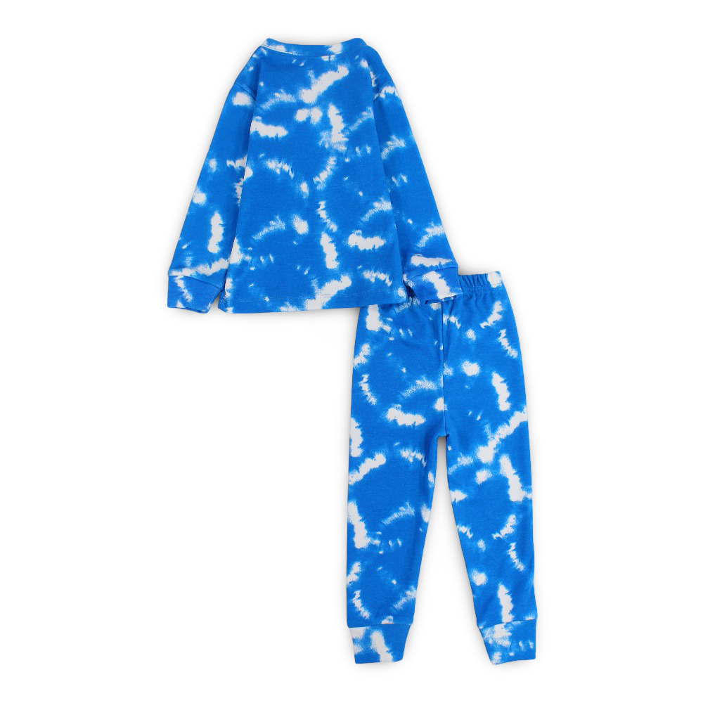 Boys Thermal Set – Blue Tie-Dye