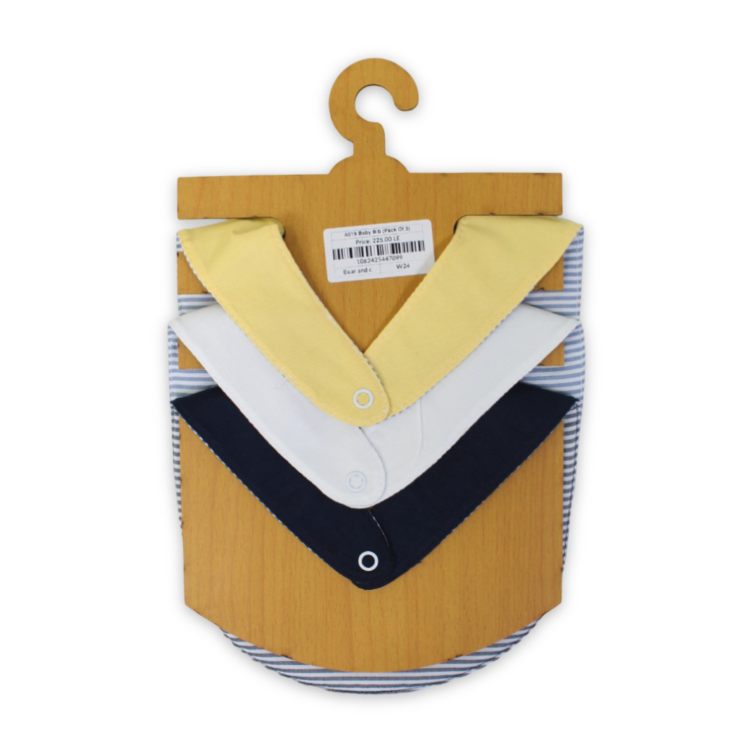 Cotton Baby Bib with "It's a Boy" Print – (Pack Of 3)