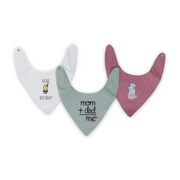 Cotton Baby Bib with "Best Friend" Print – (Pack Of 3)