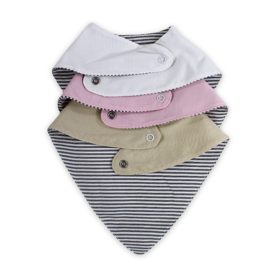 Cotton Baby Bib with "Mommy's Sweetie" Print – (Pack Of 3)