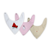Cotton Baby Bib with "Mommy's Sweetie" Print – (Pack Of 3)