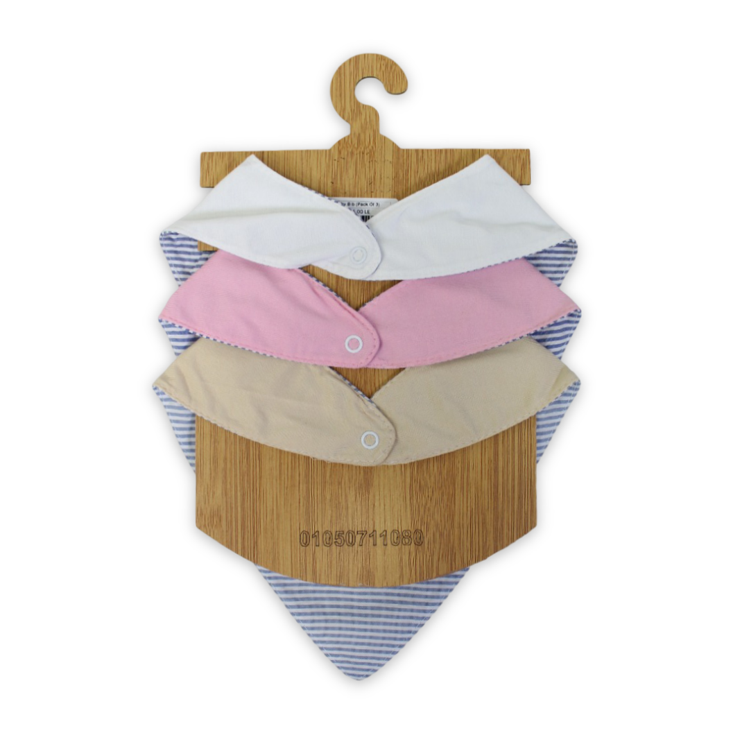 Cotton Baby Bib with "Mommy's Sweetie" Print – (Pack Of 3)