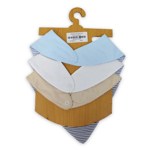 Cotton Baby Bib with "Oh Baby! It's A Boy" Print – (Pack Of 3)