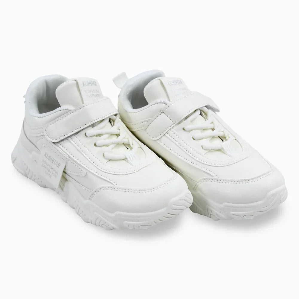 Unisex Leather Sneakers (Size 32-37) - Clothing - Cherries