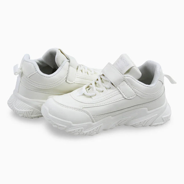 Unisex Leather Sneakers (Size 32-37)
