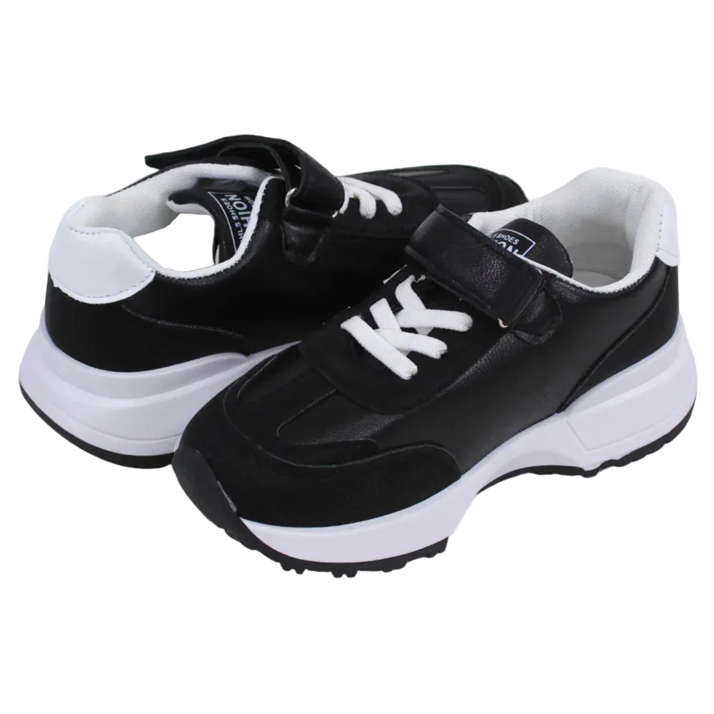 Boys Leather Sneakers – Multicolor