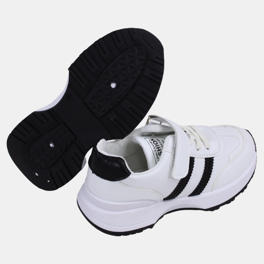 Boys Leather Sneakers – Multicolor