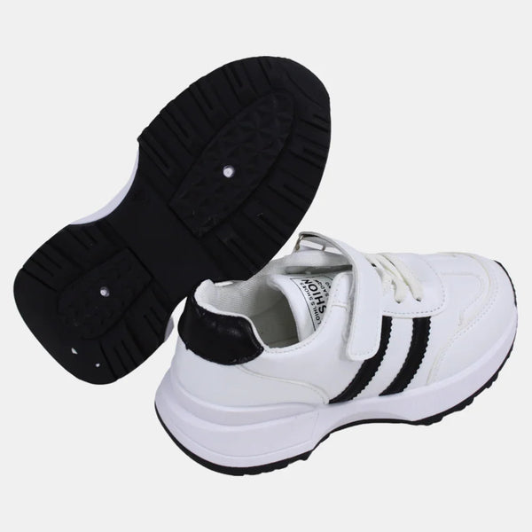 Boys Leather Sneakers – Multicolor