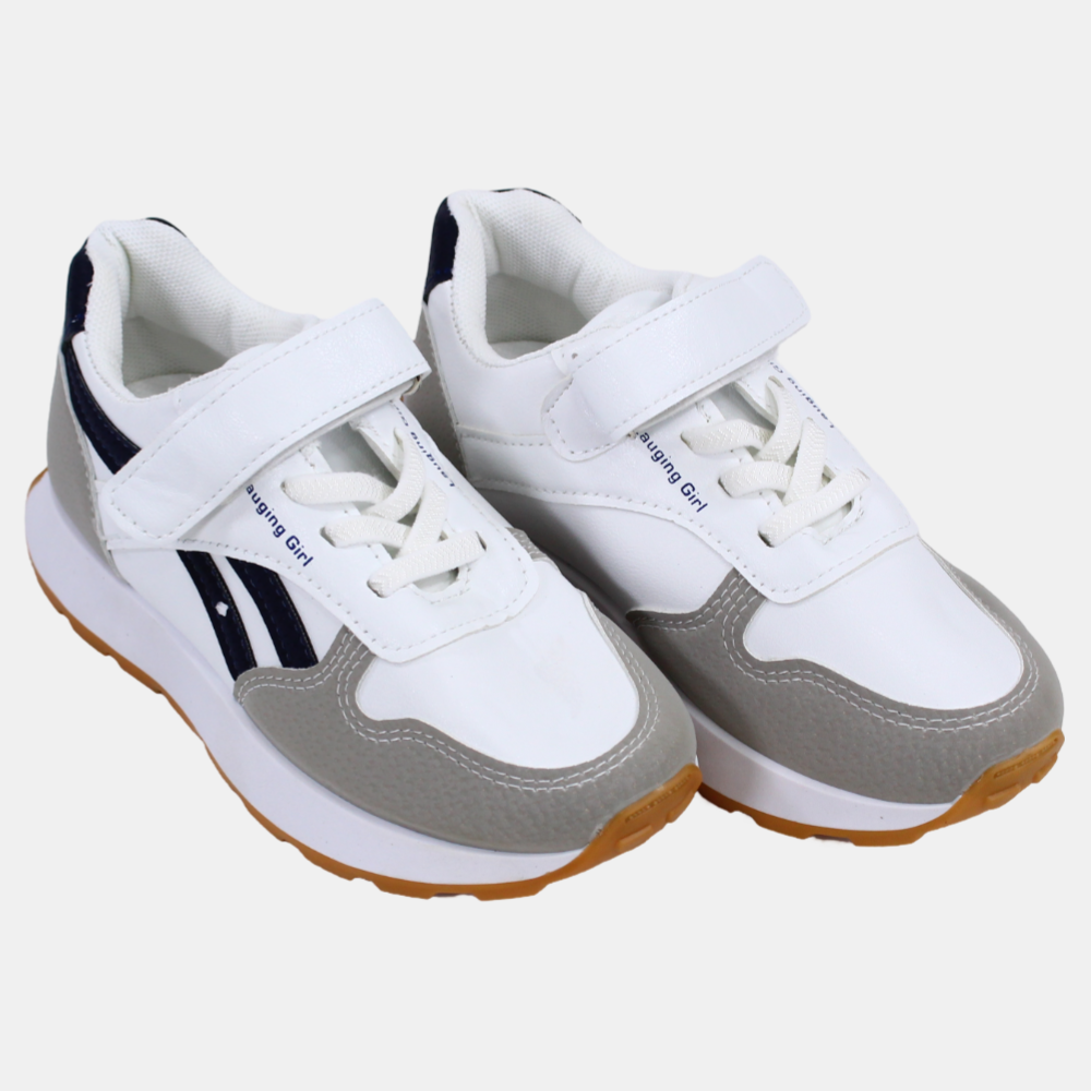 Boys Leather Sneakers - Multicolor