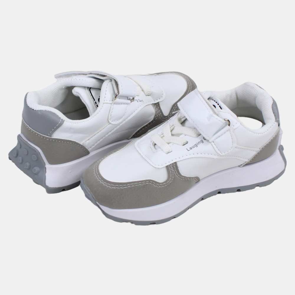Boys Leather Sneakers - Multicolor