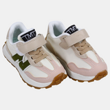 Baby Boys Leather Sneakers – Multicolor
