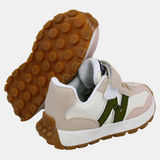 Baby Boys Leather Sneakers – Multicolor