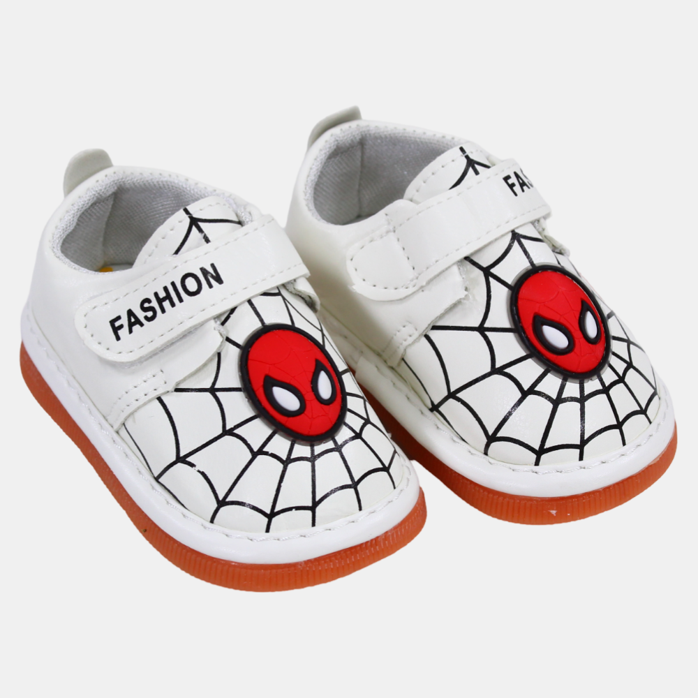 Baby Boys Spiderman Leather Sneakers - Multicolor