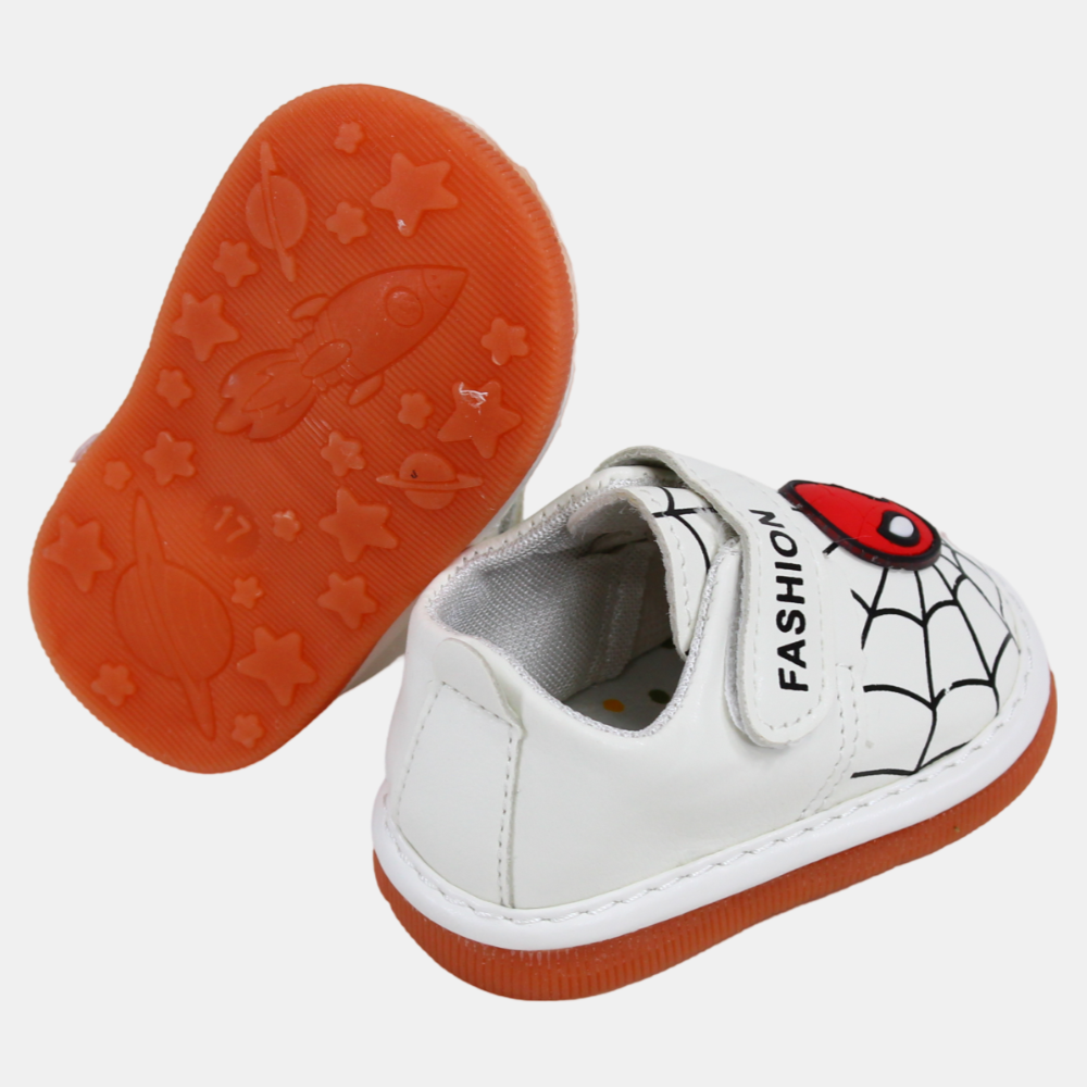 Baby Boys Spiderman Leather Sneakers - Multicolor