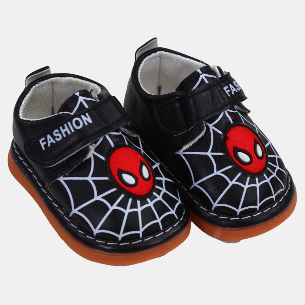 Baby Boys Spiderman Leather Sneakers - Multicolor