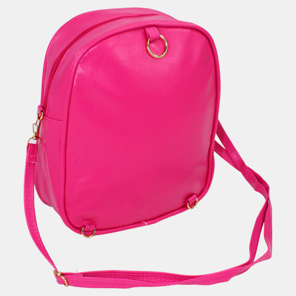 Barbie Shoulder Bag – Fuchsia with Plaid Dress Design