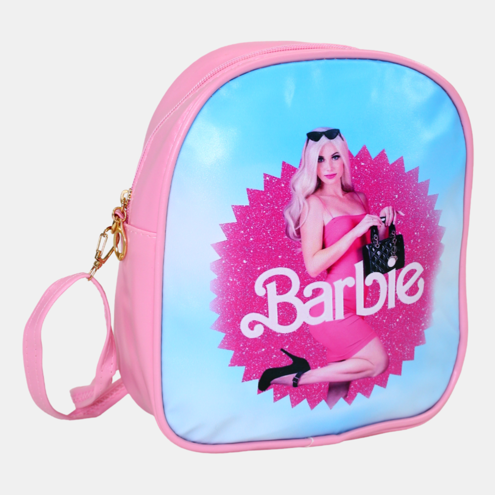 Barbie Shoulder Bag – Pink with Black Glasses Design