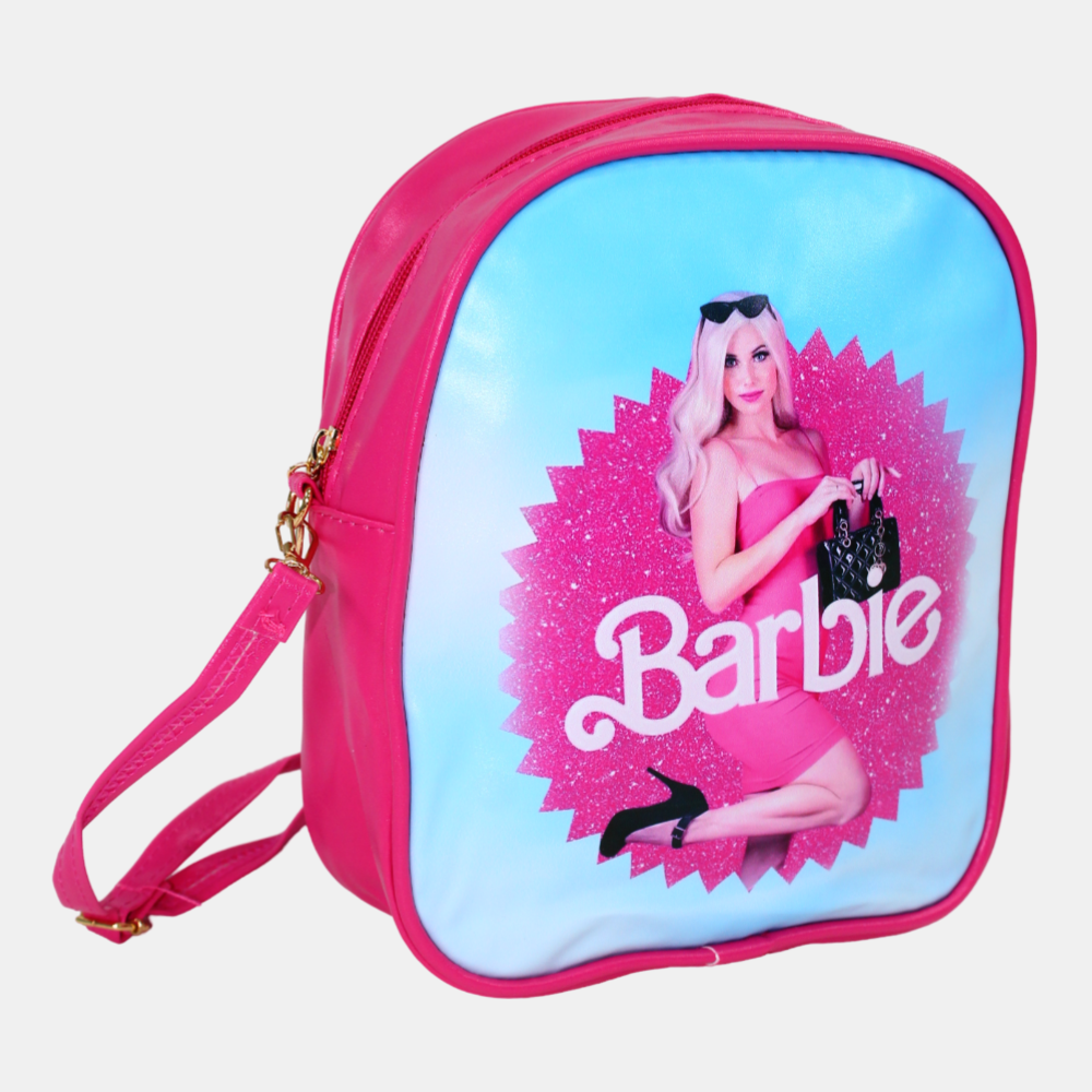 Barbie Shoulder Bag –  Fuchsia with Black Glasses Design