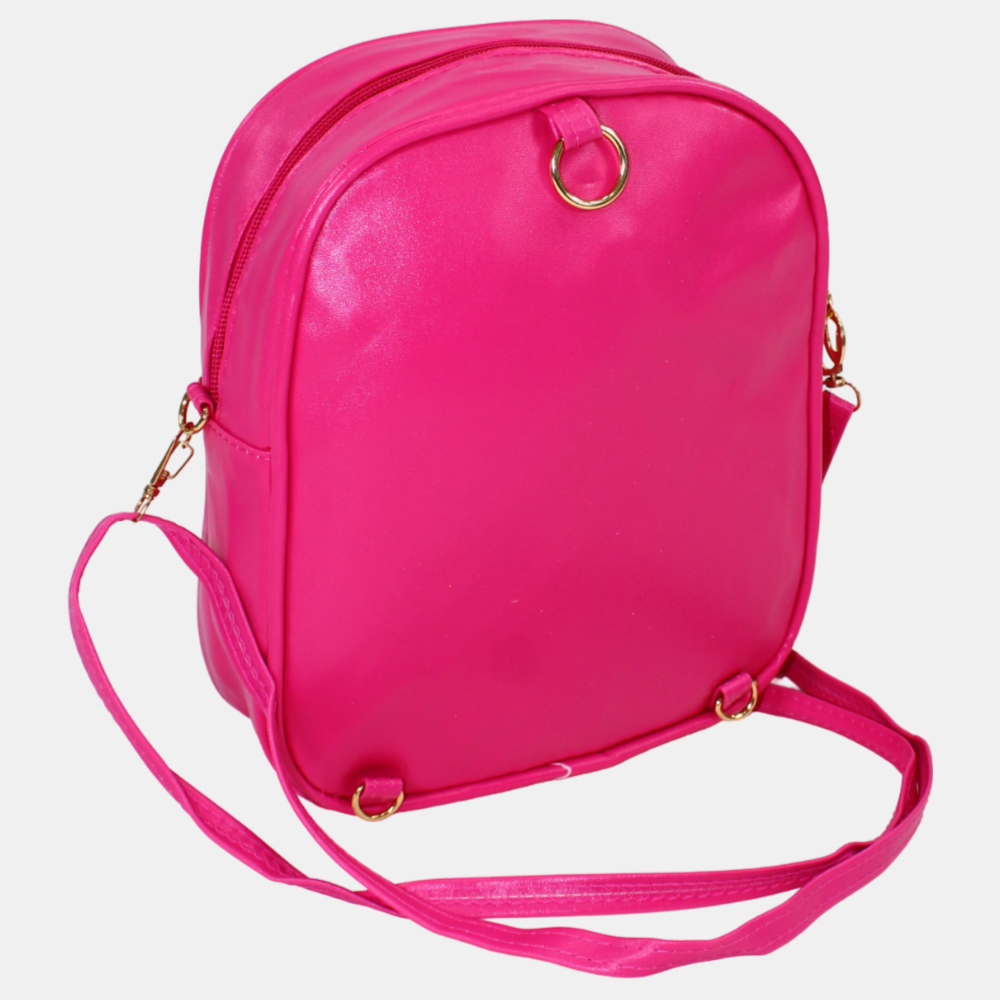 Barbie Shoulder Bag –  Fuchsia with Black Glasses Design