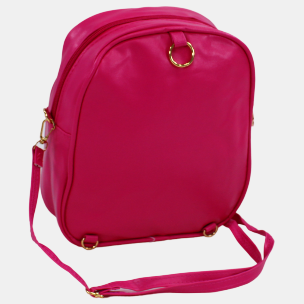 Barbie Shoulder Bag – Fuchsia with Plaid Hat Design