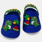 Watermelon Eating Dino Clogs Slippers