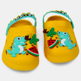 Watermelon Eating Dino Clogs Slippers