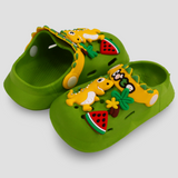 Watermelon Eating Dino Clogs Slippers