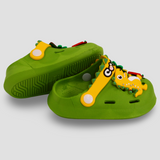 Watermelon Eating Dino Clogs Slippers