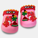 Watermelon Eating Dino Clogs Slippers