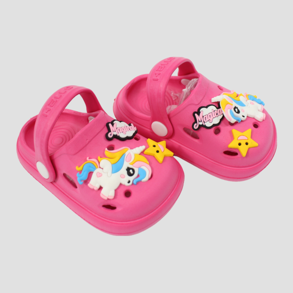 Baby Girls' Unicorn Clogs Slippers