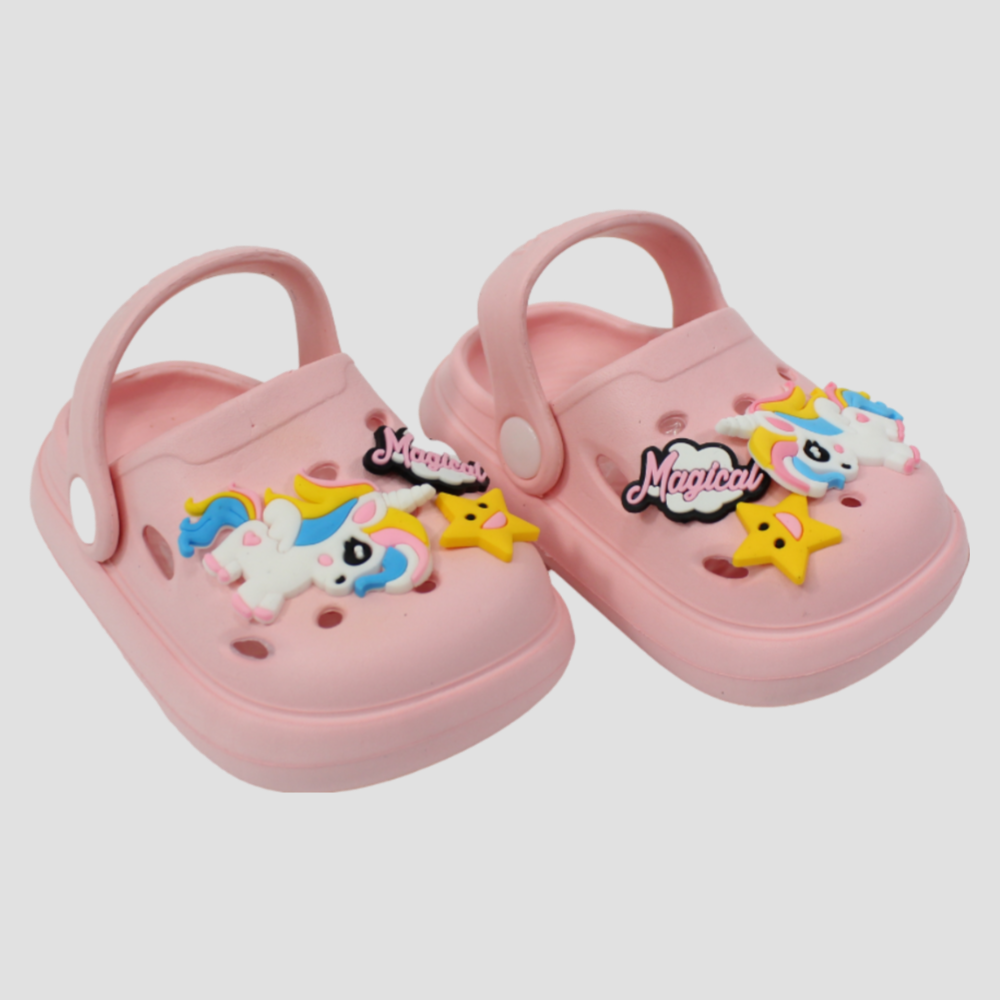 Baby Girls' Unicorn Clogs Slippers