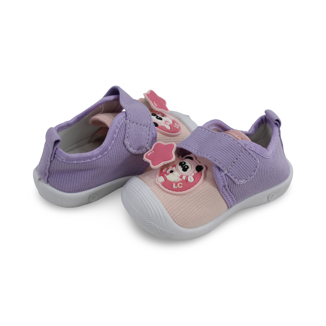 Baby Girls Canvas Sneakers – Purple