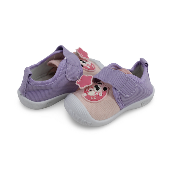 Baby Girls Canvas Sneakers – Purple