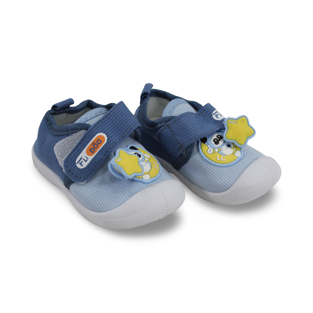 Baby Boys Canvas Sneakers – Baby Blue - Clothing - Cherries