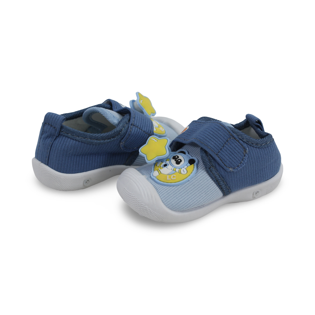 Baby Boys Canvas Sneakers – Baby Blue